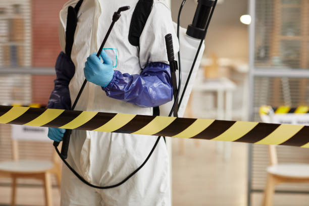 Professional Biohazard technician working in Plainview, NY